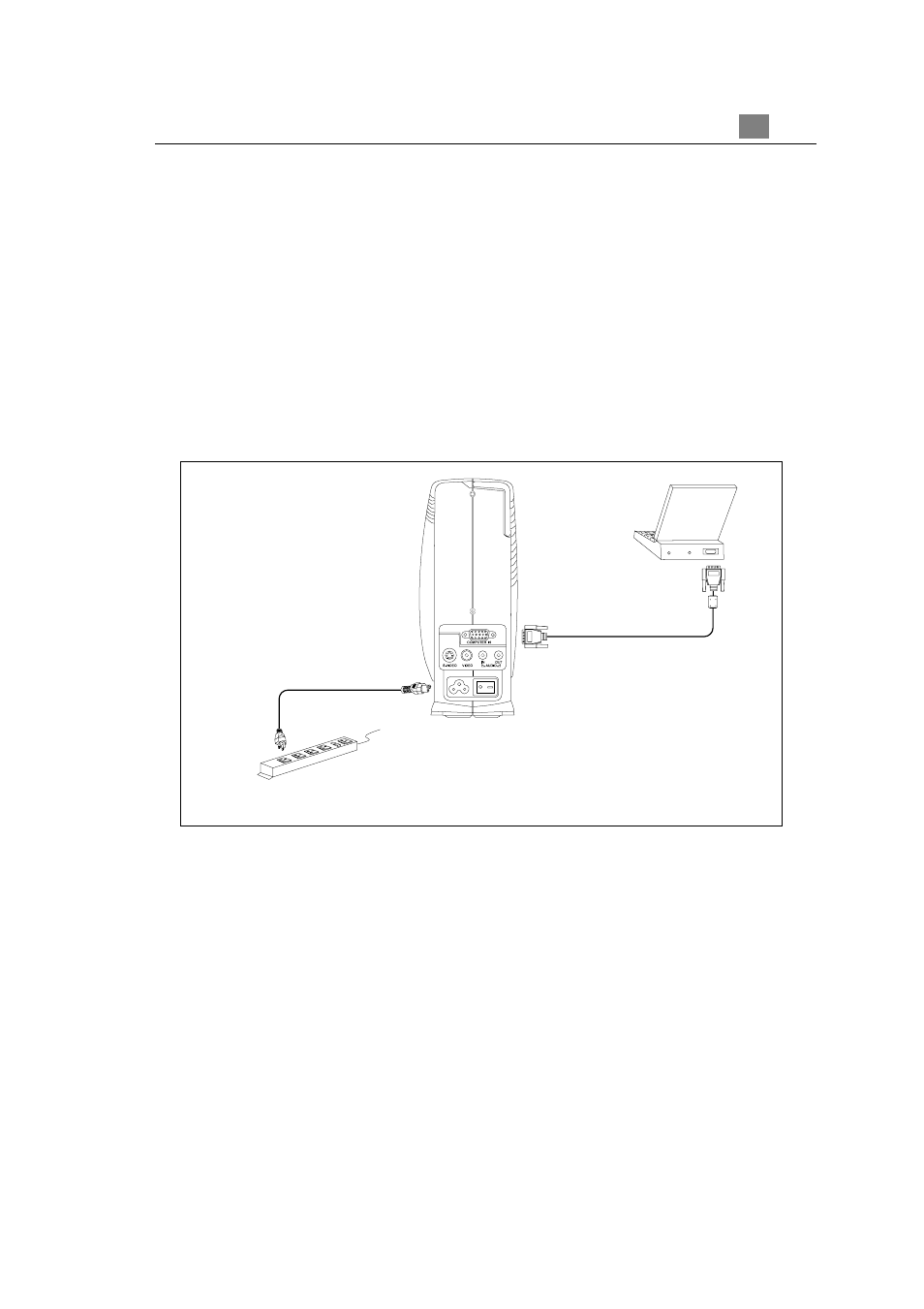 Connecting the projector to portable computer | Optoma Optoma EP702 User Manual | Page 9 / 27