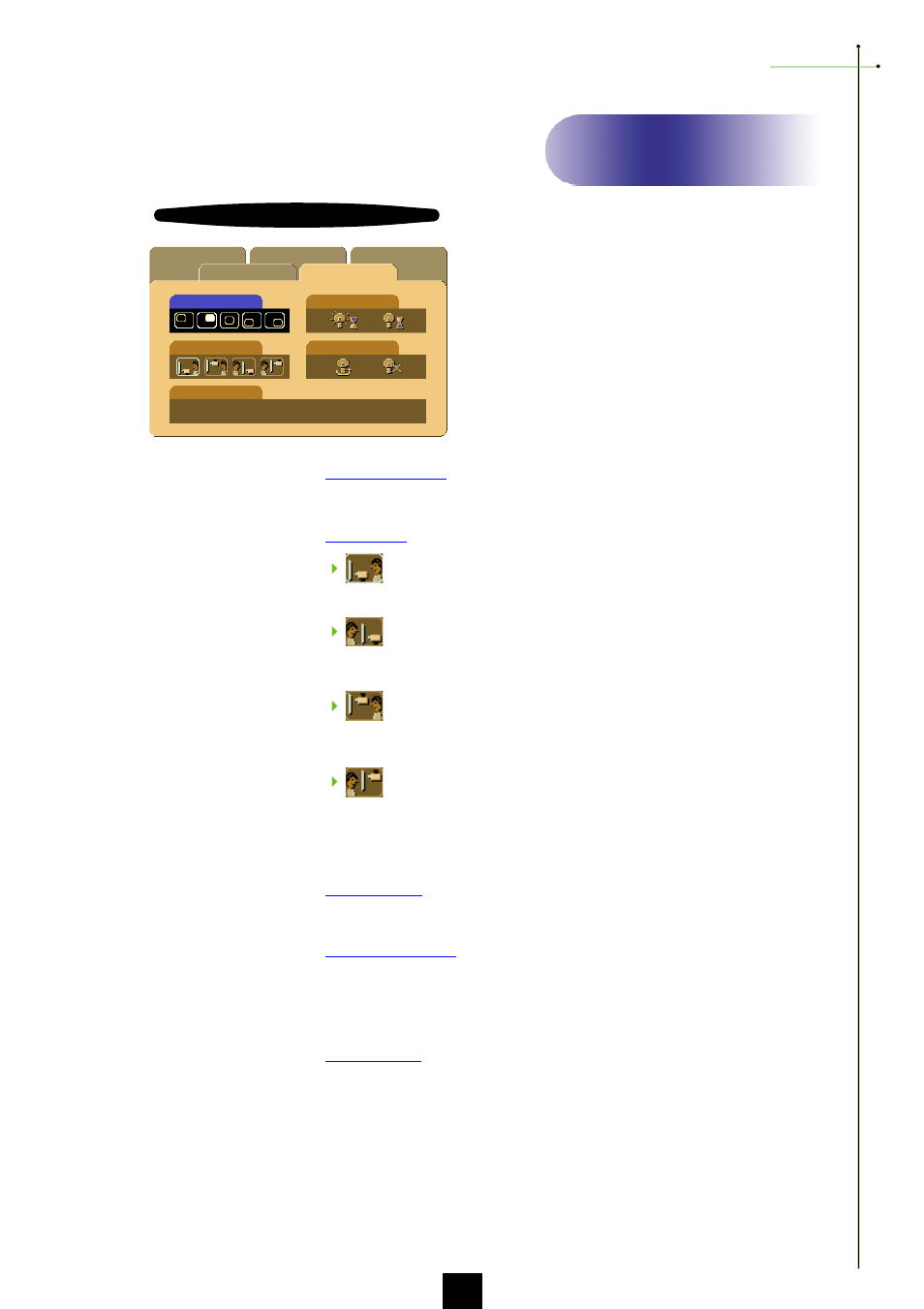 User controls, Management | Optoma Optoma EP750 User Manual | Page 21 / 26