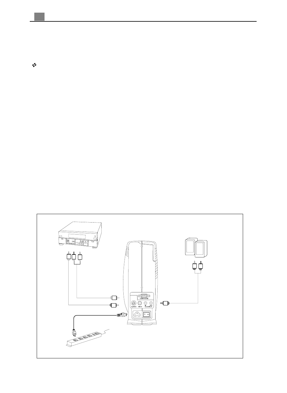 Connecting the projector to other video sources, If you use the video cable | Optoma Optoma EP705H User Manual | Page 10 / 27
