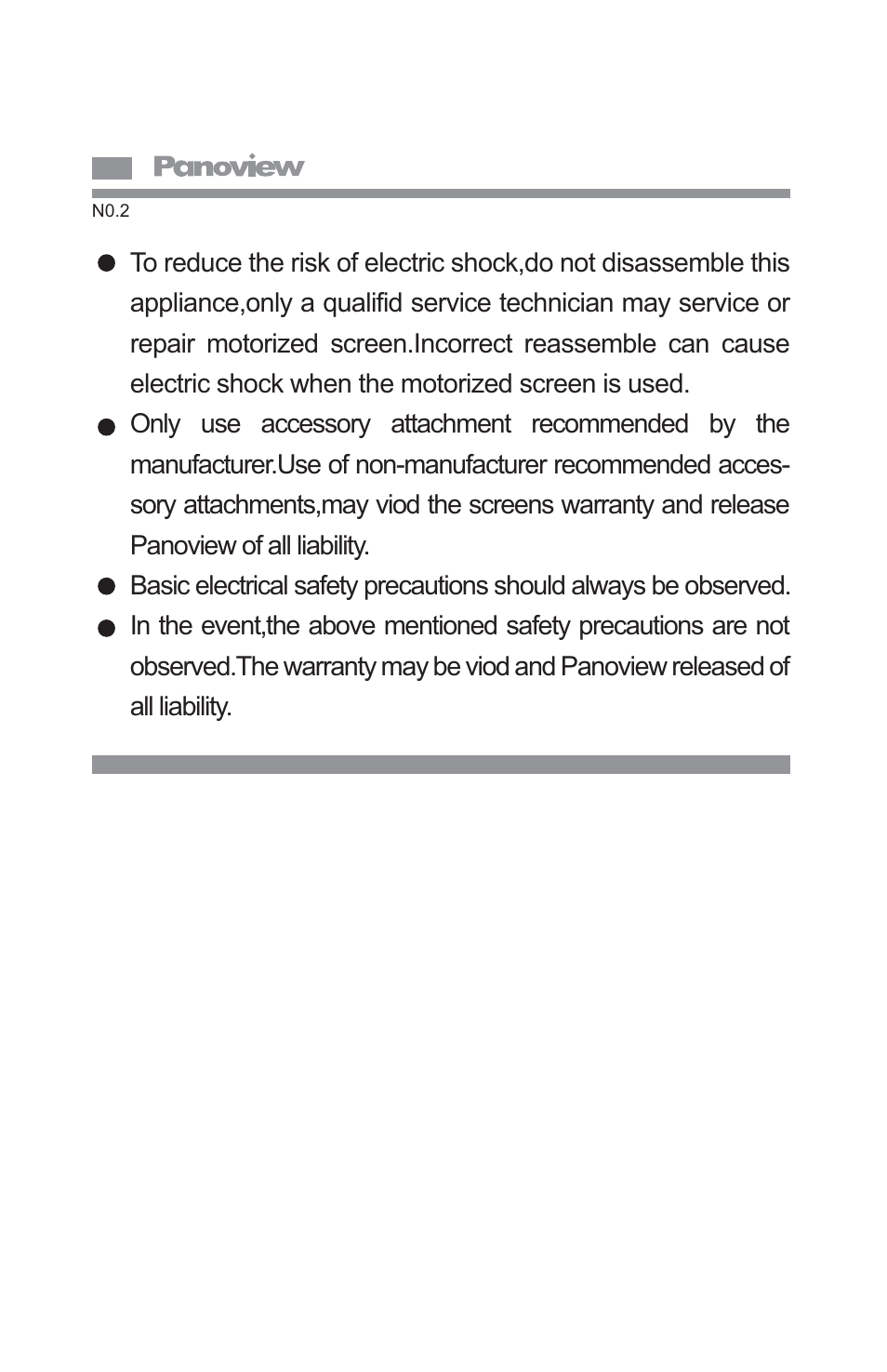 Optoma Panoview Graywolf II User Manual | Page 3 / 10