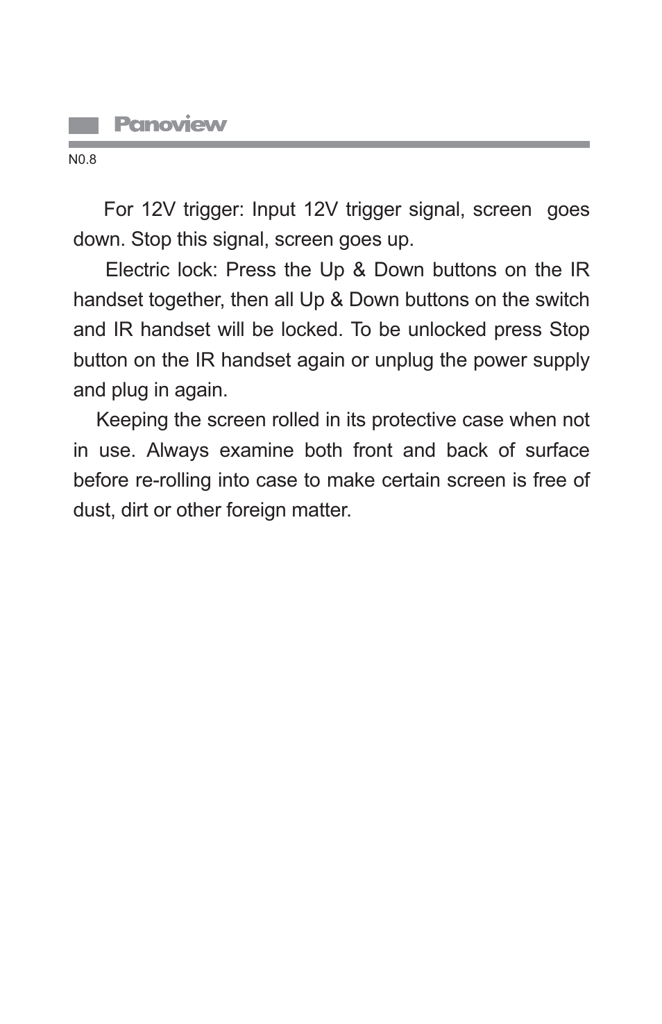 Optoma Panoview Graywolf II User Manual | Page 9 / 10