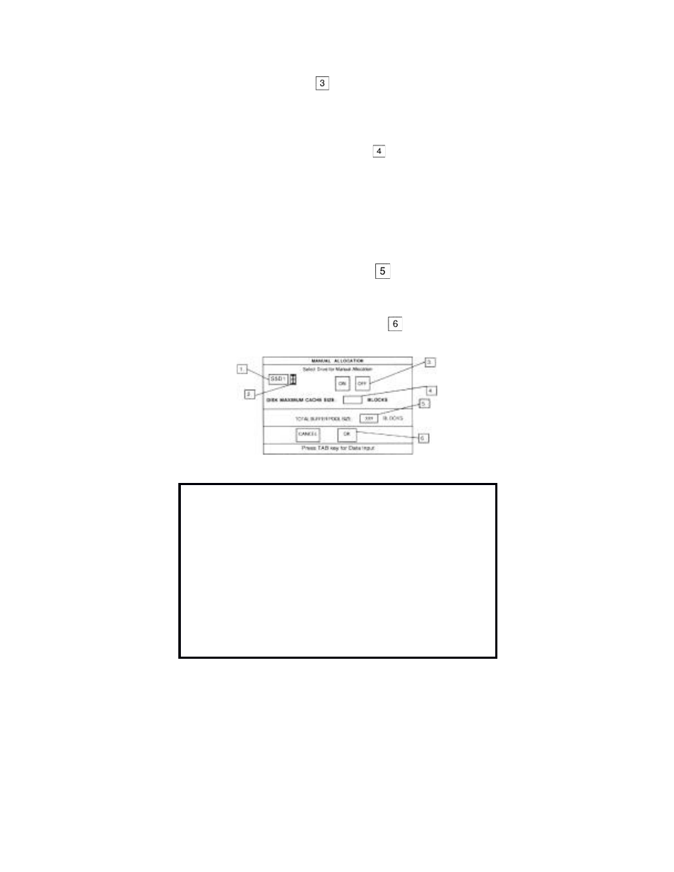Dynamic cache allocation | Orange Micro RAMPAK 4GS User Manual | Page 19 / 25