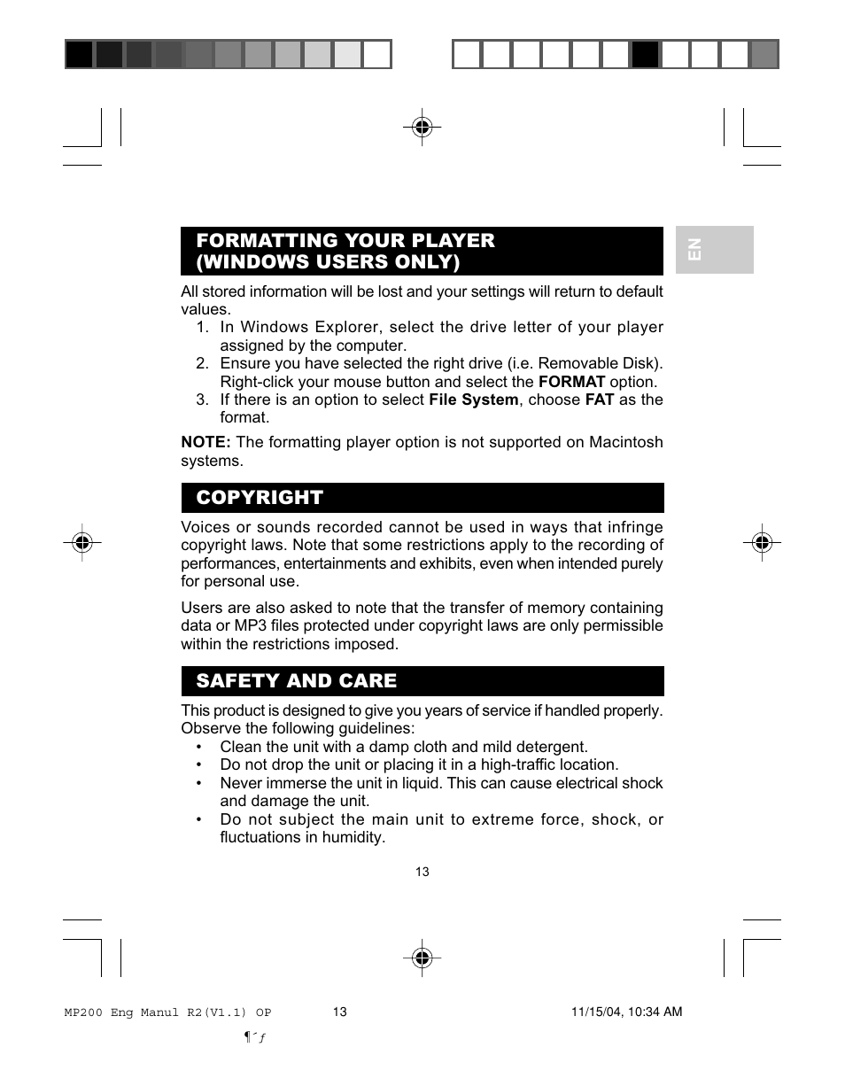 Oregon MP200 User Manual | Page 16 / 22