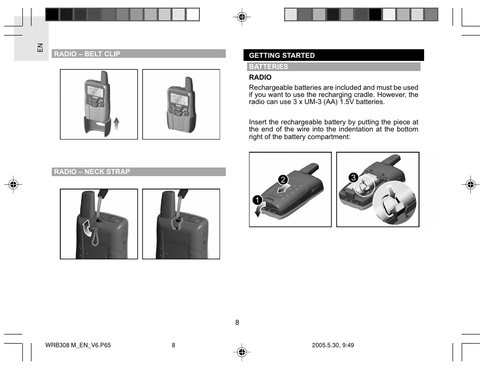 Oregon WRB308 User Manual | Page 8 / 31