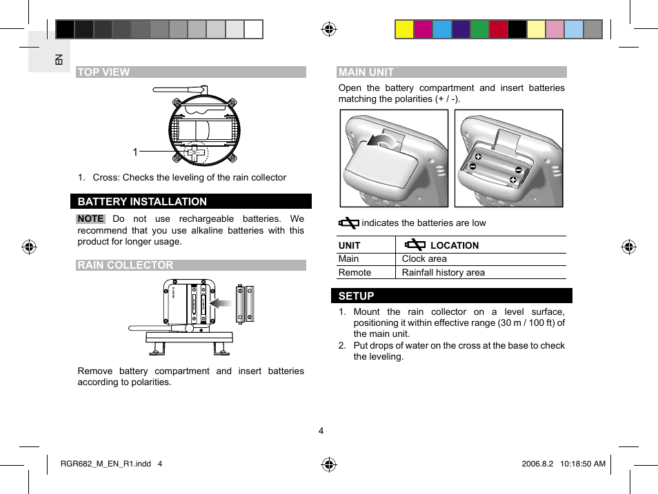 Oregon RGR682 User Manual | Page 4 / 12