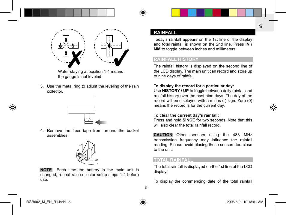 Oregon RGR682 User Manual | Page 5 / 12