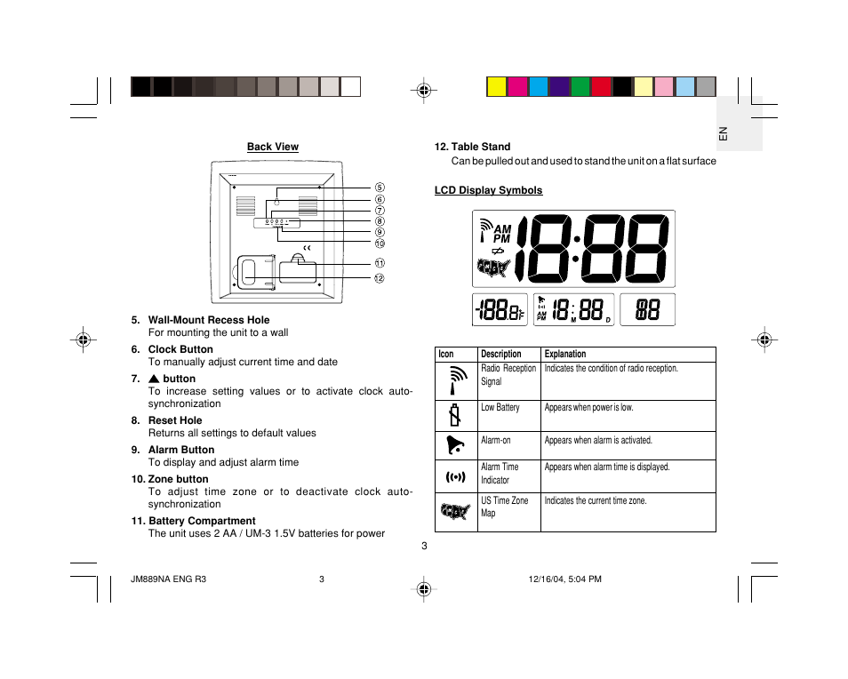 Oregon JM889NA User Manual | Page 4 / 16