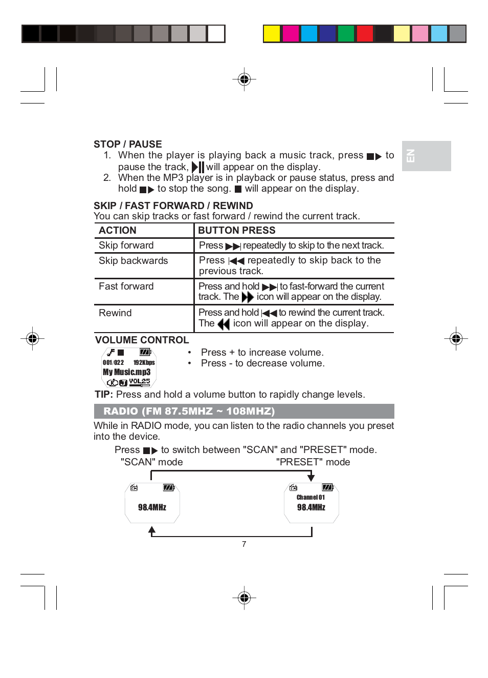 Oregon MP 210 User Manual | Page 10 / 24