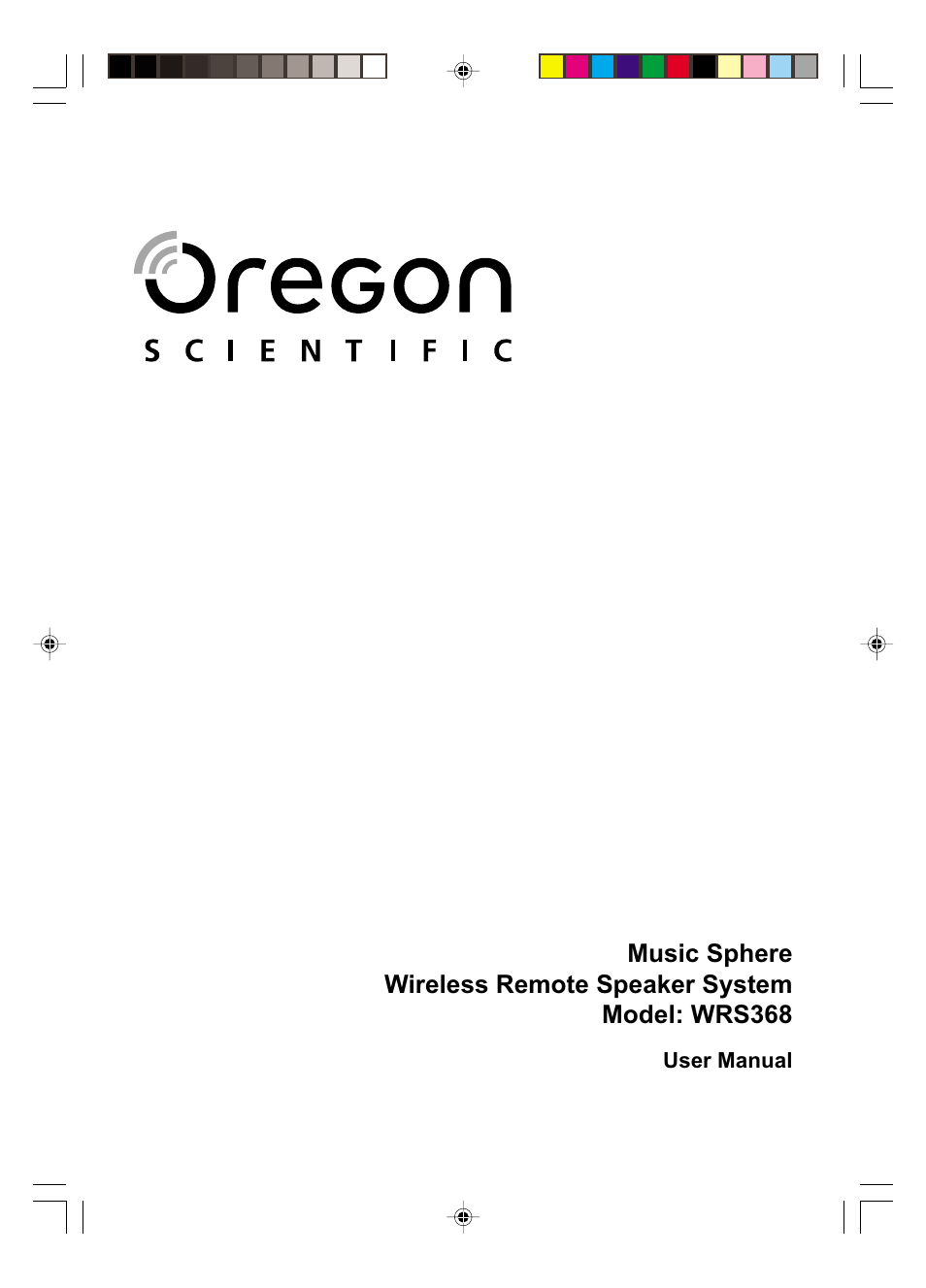 Oregon WRS368 User Manual | 14 pages