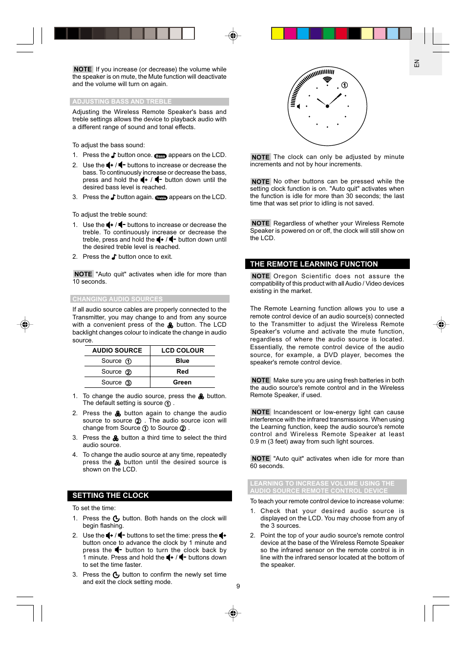 Oregon WRS368 User Manual | Page 10 / 14