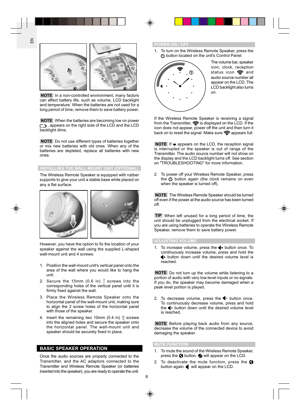 Oregon WRS368 User Manual | Page 9 / 14