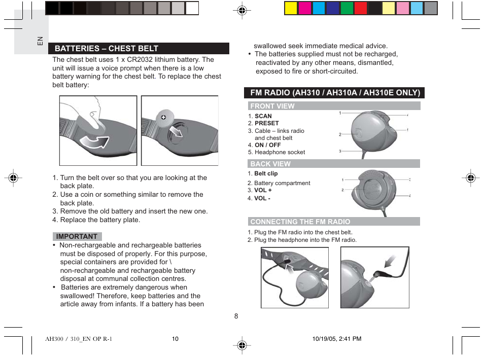 Oregon AH300A User Manual | Page 10 / 19