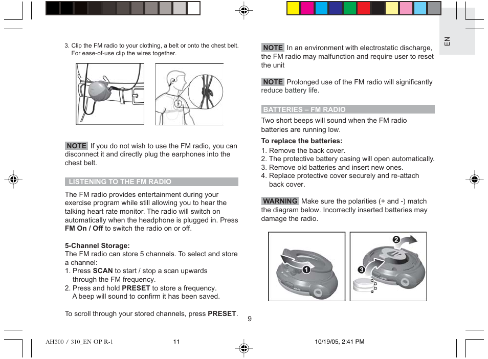 Oregon AH300A User Manual | Page 11 / 19