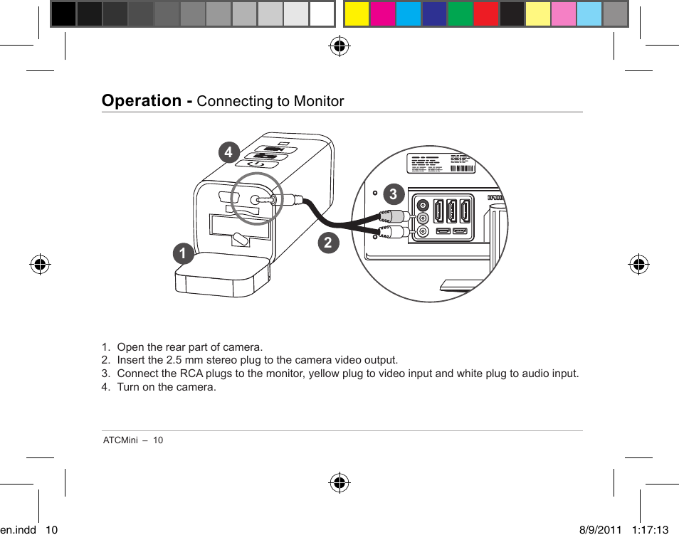 Operation | Oregon ATC Mini Action Camera ATCmini User Manual | Page 12 / 28