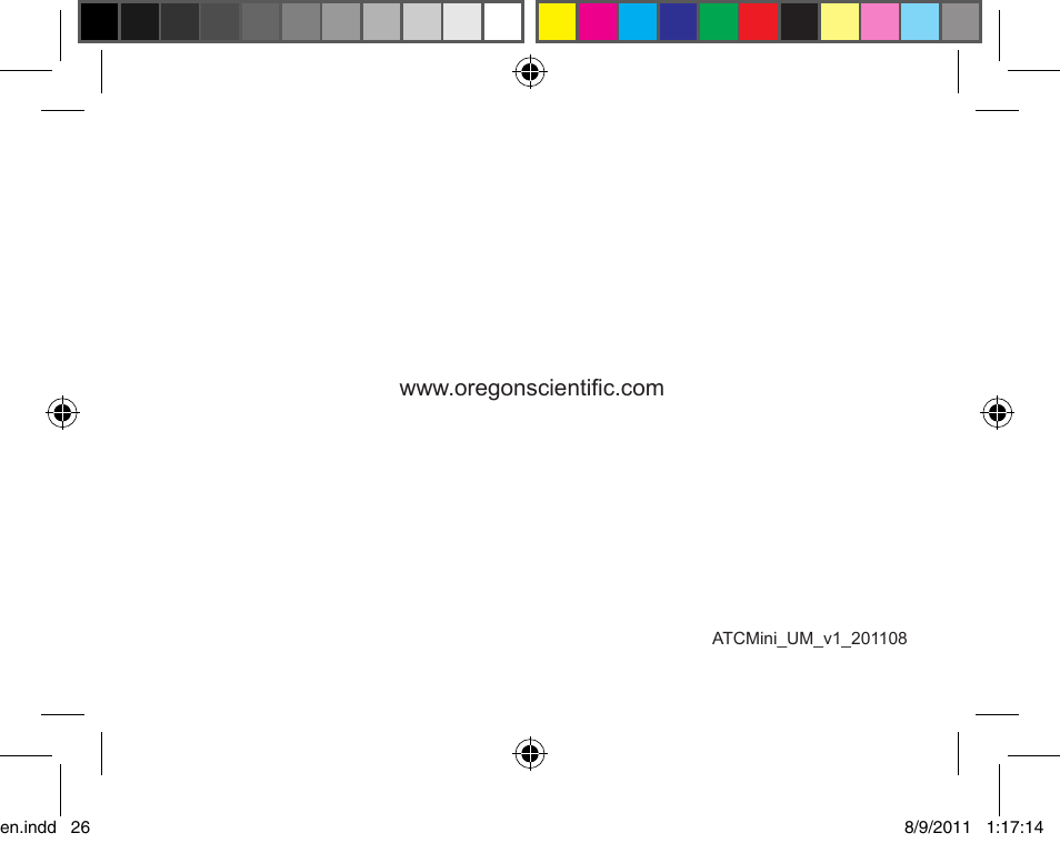 Oregon ATC Mini Action Camera ATCmini User Manual | Page 28 / 28