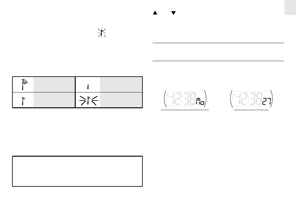 Seconds” and day-of-the-week display | Oregon RM962 User Manual | Page 3 / 8