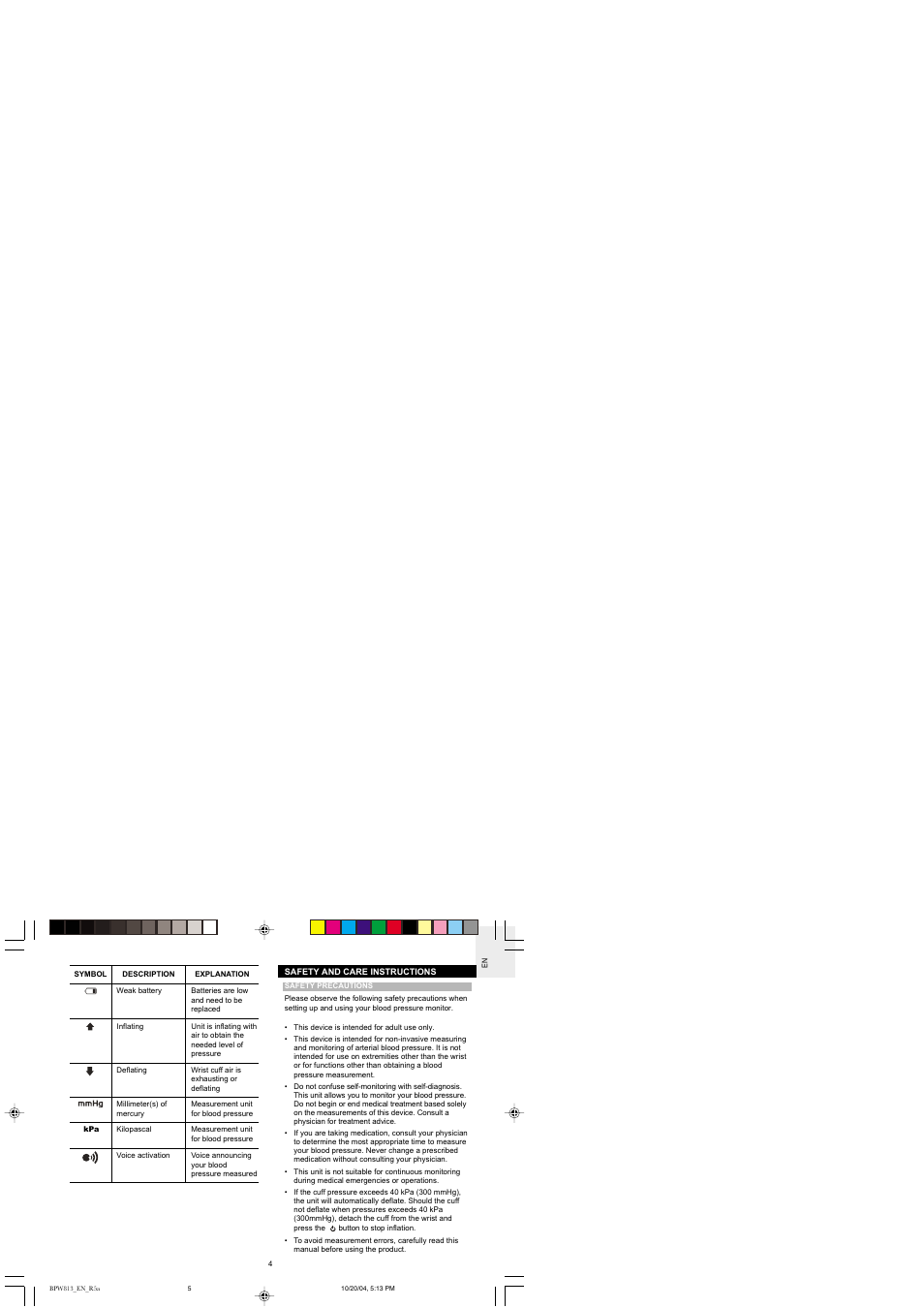 Oregon BPW813 User Manual | Page 5 / 20