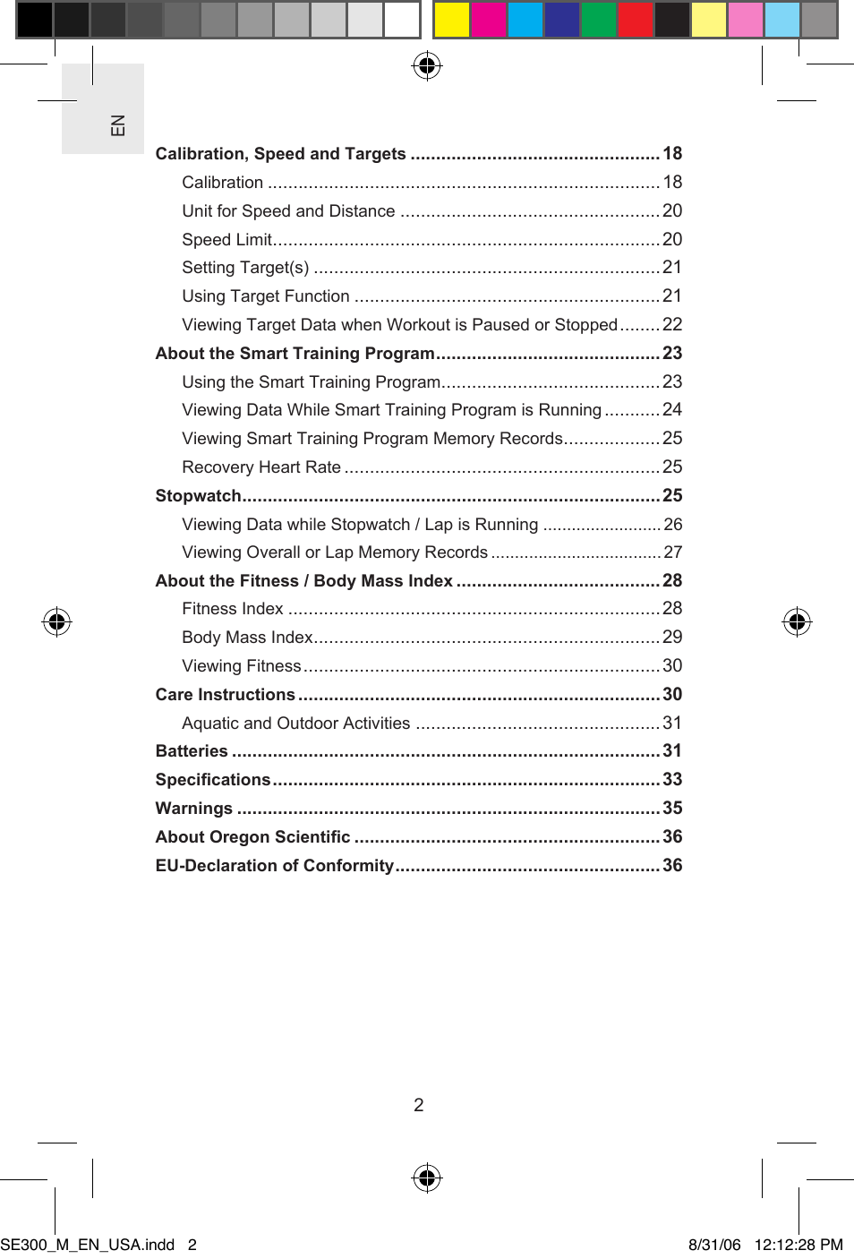 Oregon SE300 User Manual | Page 2 / 36