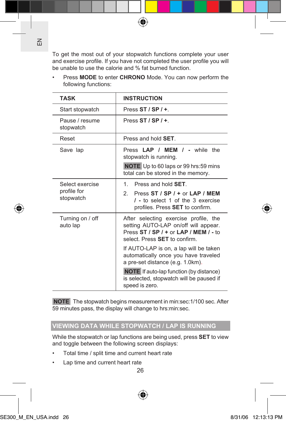 Oregon SE300 User Manual | Page 26 / 36