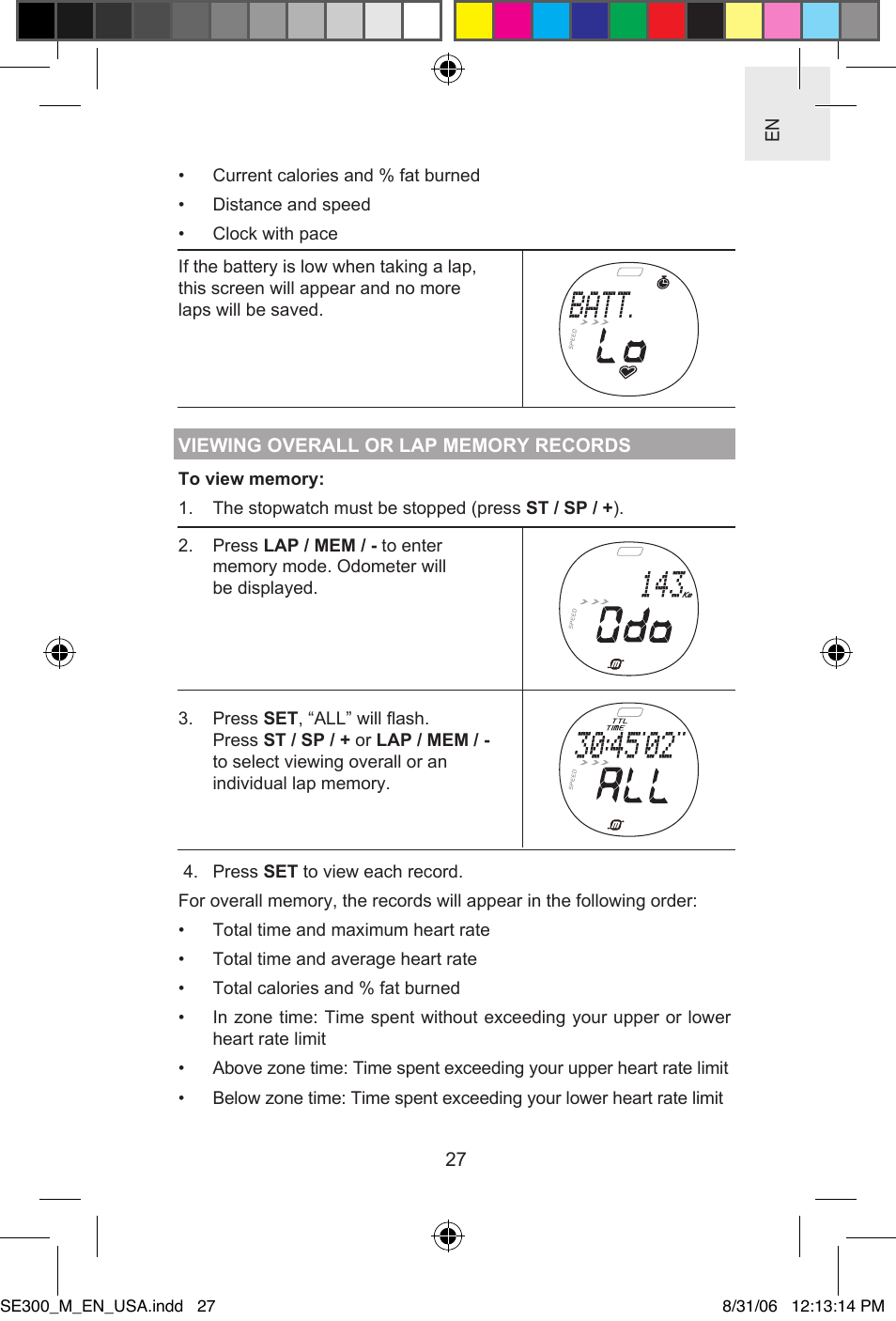 Oregon SE300 User Manual | Page 27 / 36