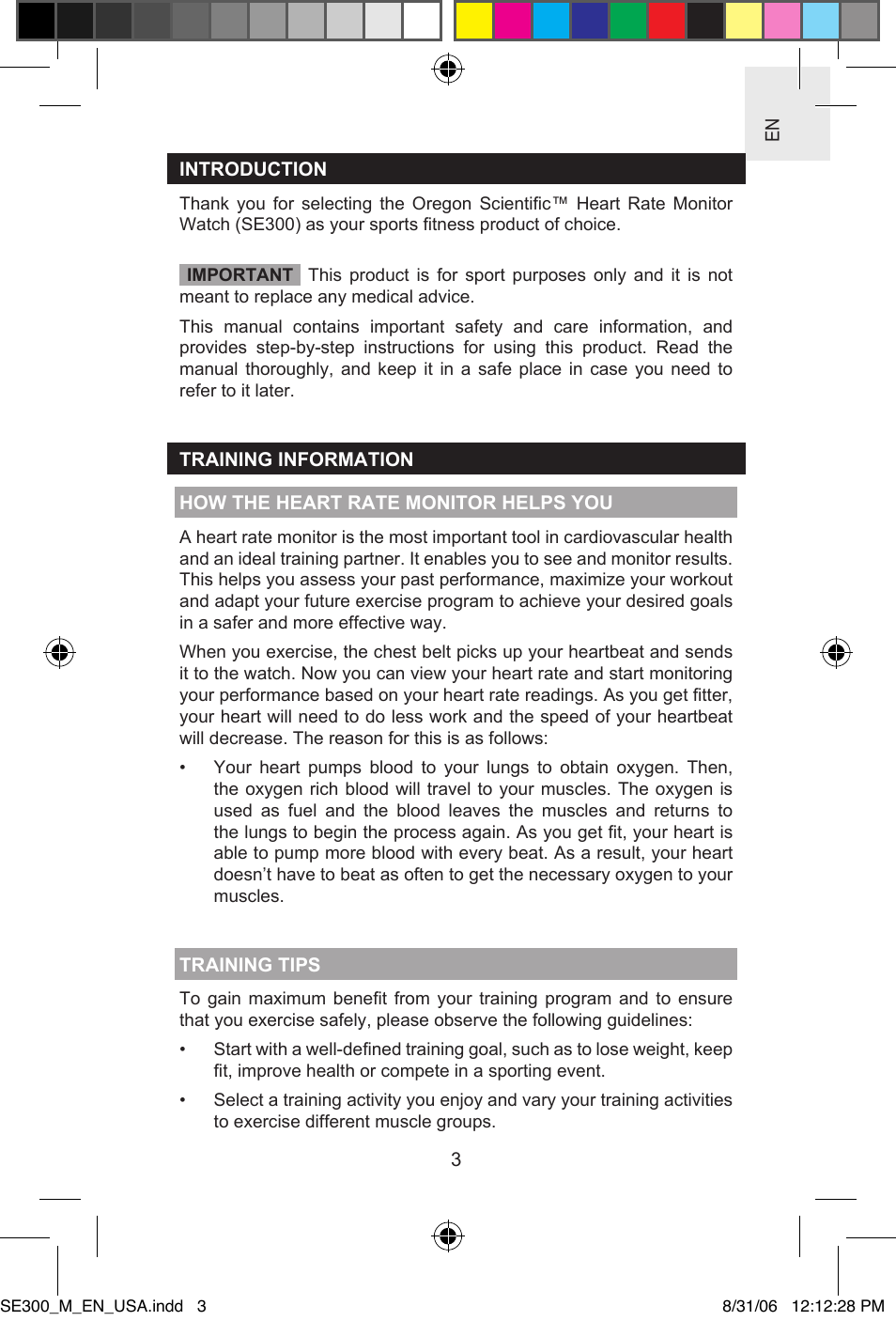 Oregon SE300 User Manual | Page 3 / 36