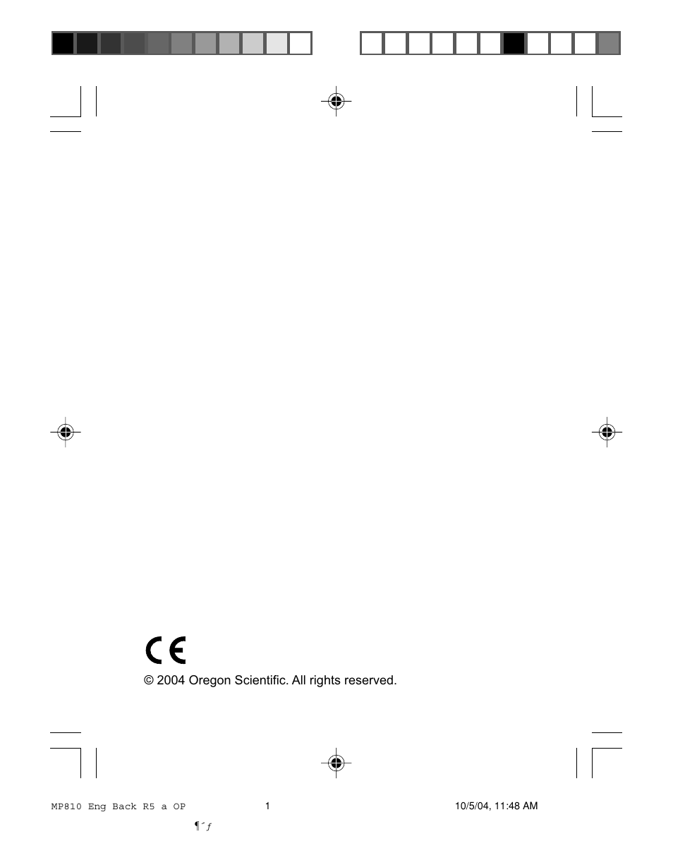 Oregon MP810 User Manual | Page 22 / 22