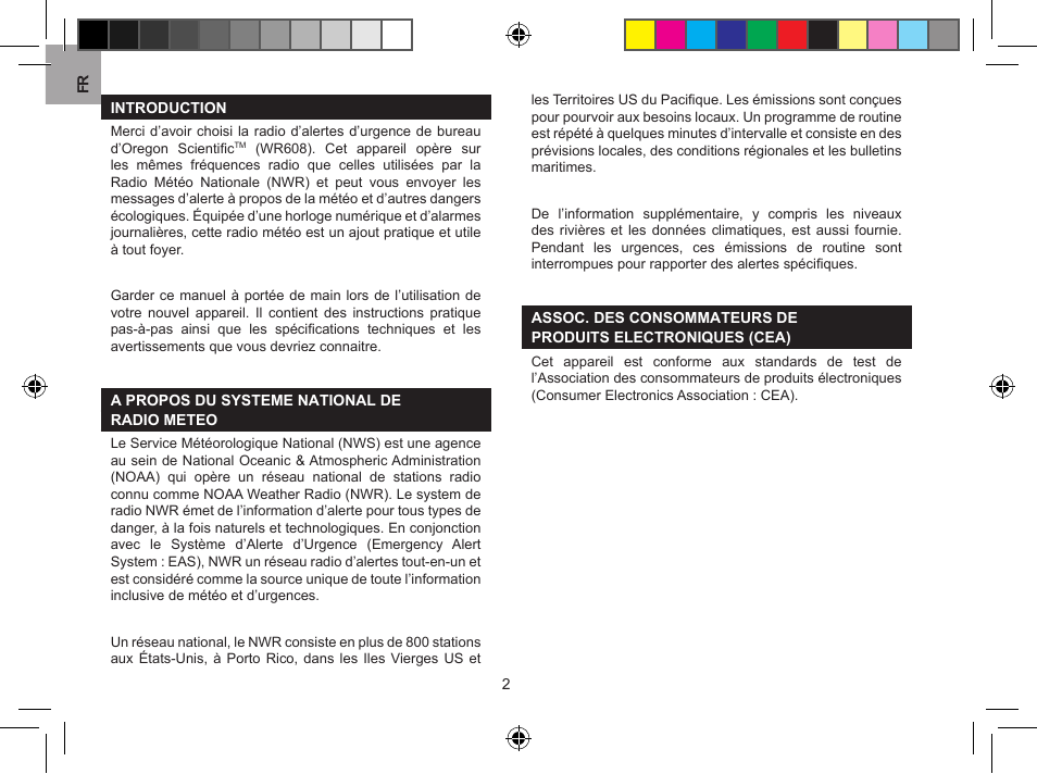 Oregon WR608 User Manual | Page 20 / 53