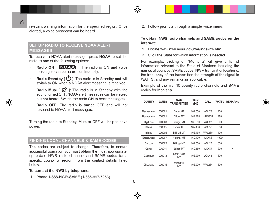 Messages | Oregon WR608 User Manual | Page 7 / 53