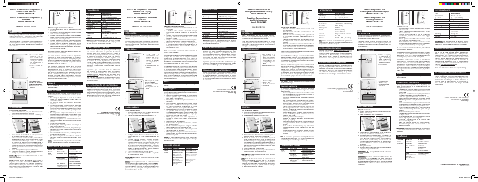 Oregon THGN122N User Manual | Page 2 / 2