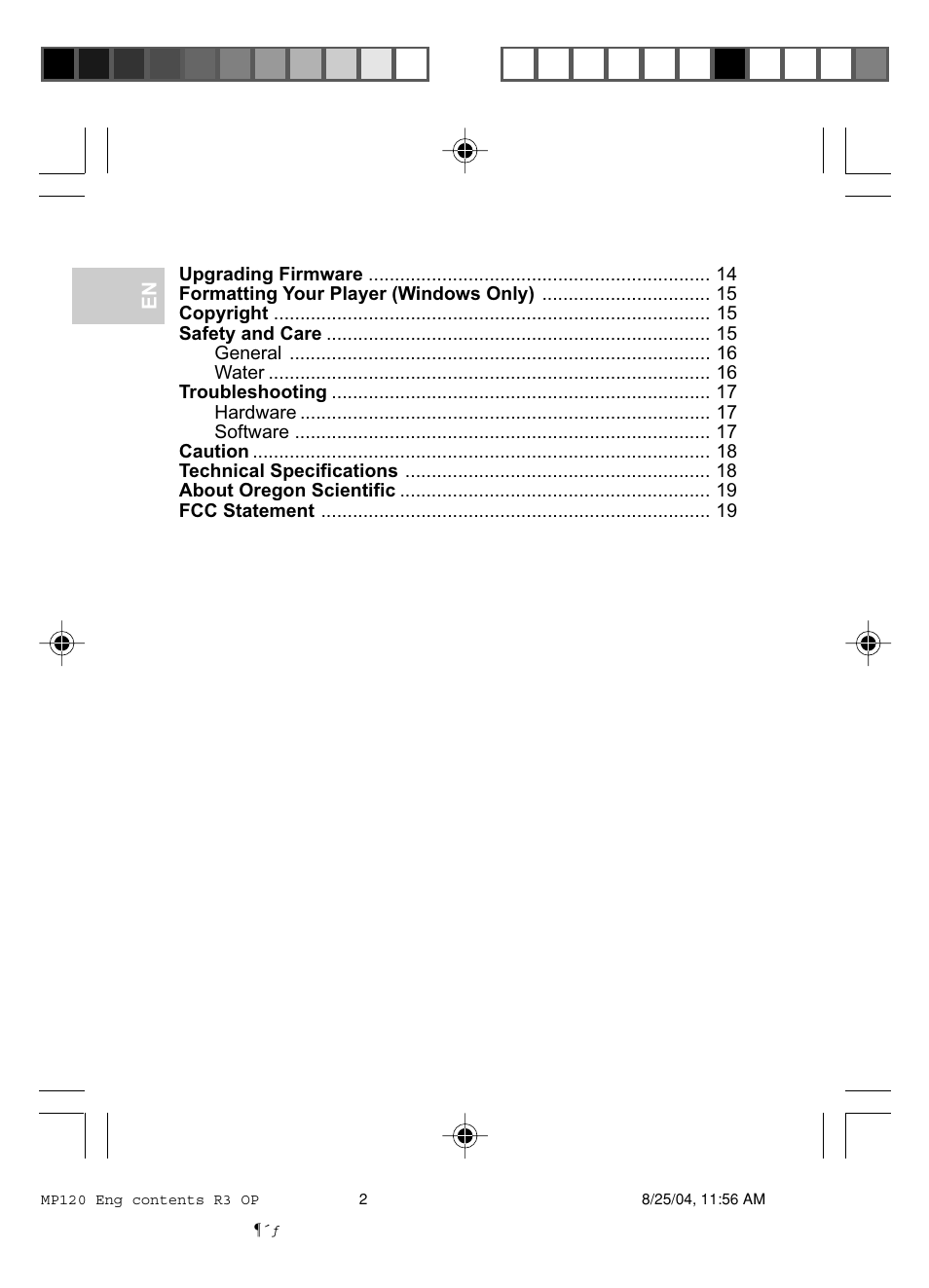 Oregon MP 120 User Manual | Page 3 / 24