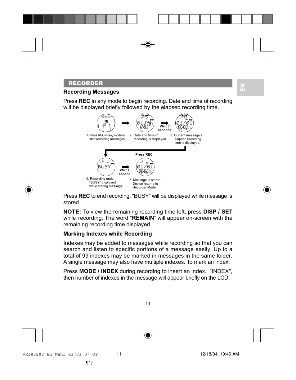 Oregon VR383SX3 User Manual | Page 14 / 28