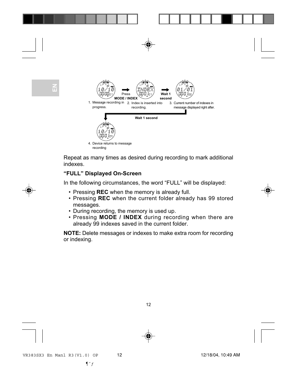 Oregon VR383SX3 User Manual | Page 15 / 28