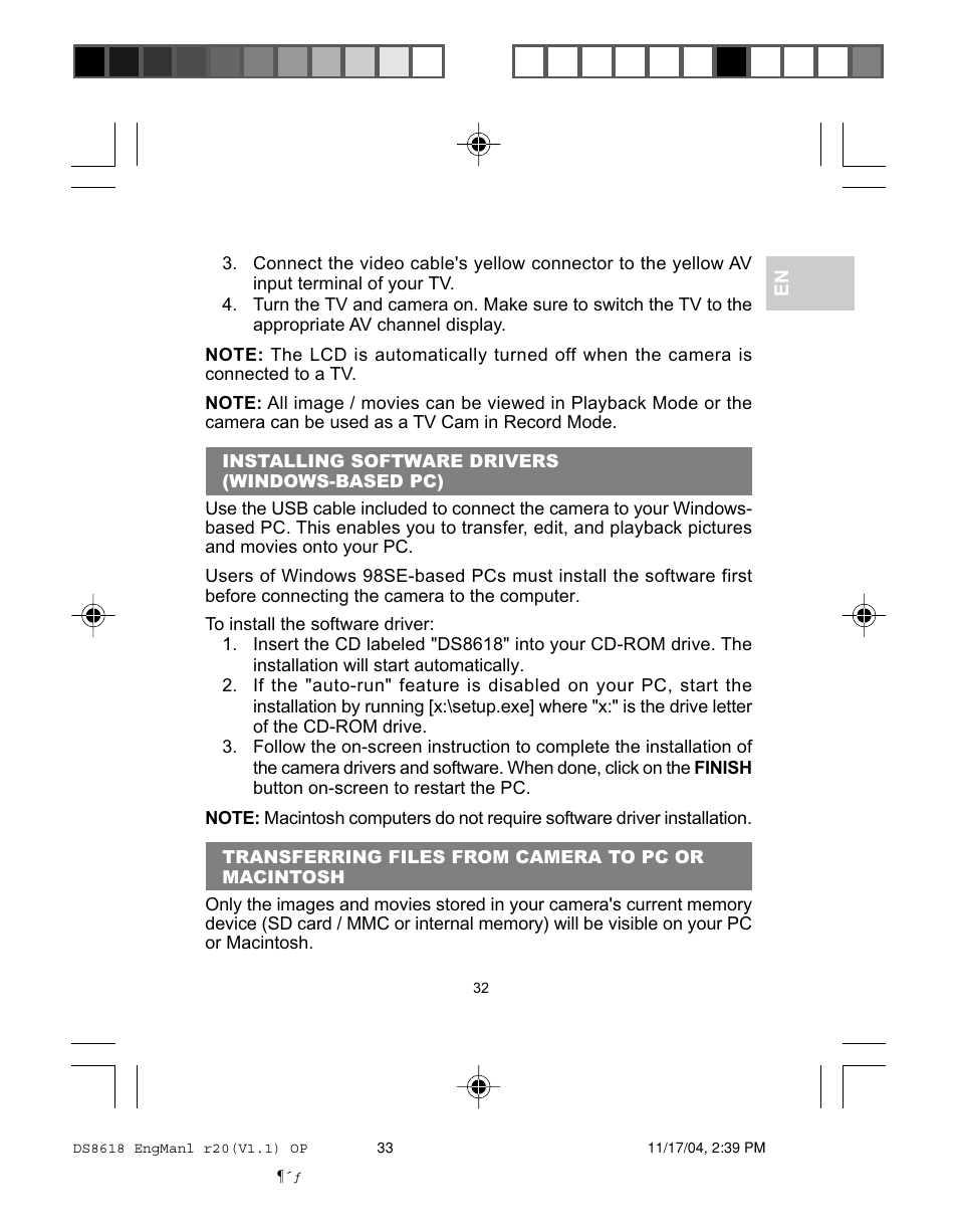Oregon DS8618 User Manual | Page 36 / 47