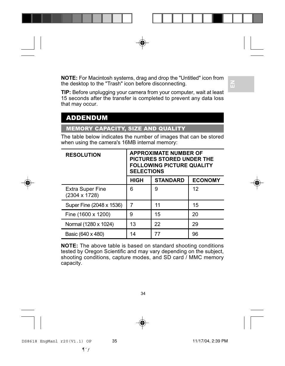 Oregon DS8618 User Manual | Page 38 / 47