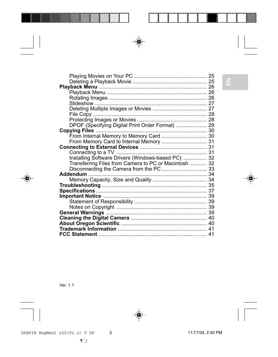 Oregon DS8618 User Manual | Page 4 / 47