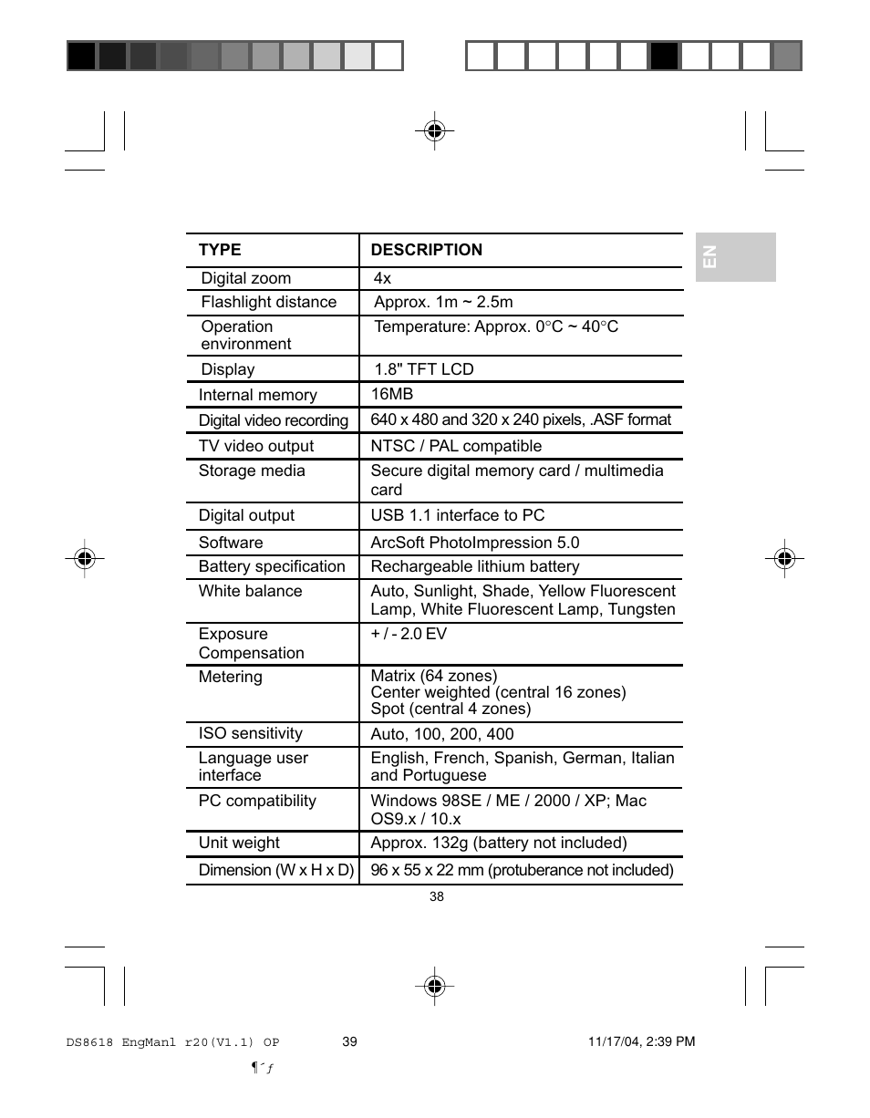 Oregon DS8618 User Manual | Page 42 / 47
