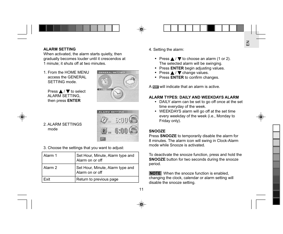 Oregon AWS888 User Manual | Page 11 / 21