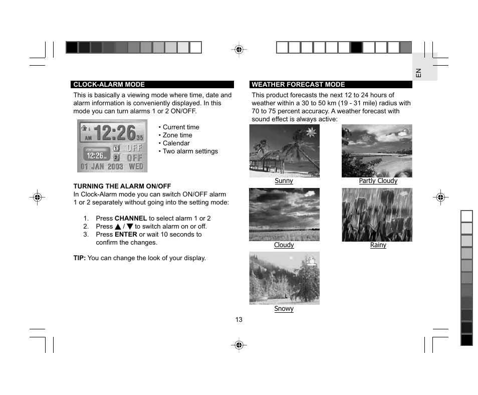 Oregon AWS888 User Manual | Page 13 / 21