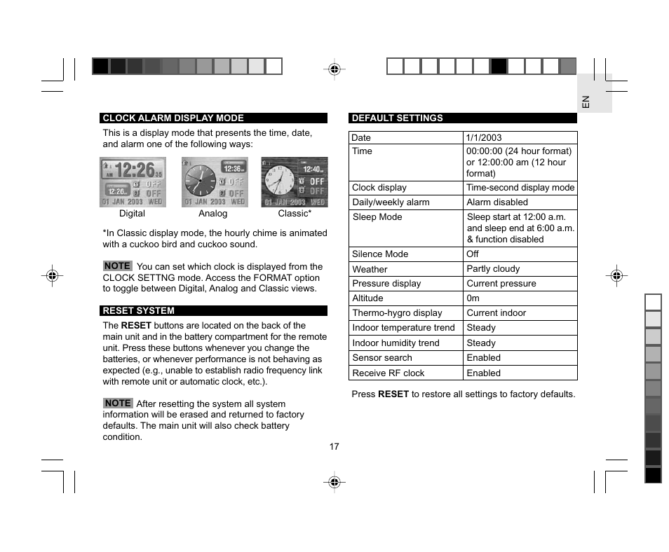 Oregon AWS888 User Manual | Page 17 / 21
