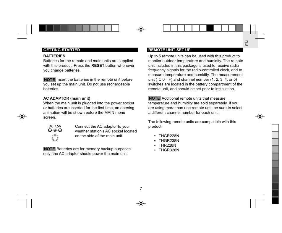 Oregon AWS888 User Manual | Page 7 / 21