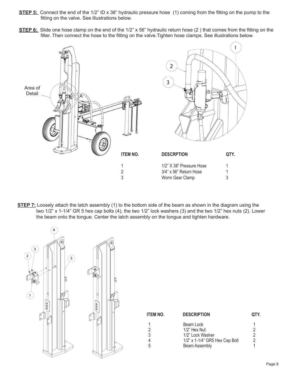 Oregon Vertical/Horizontal 22 Ton Log Splitter S402022H0/S402022K0 User Manual | Page 11 / 20