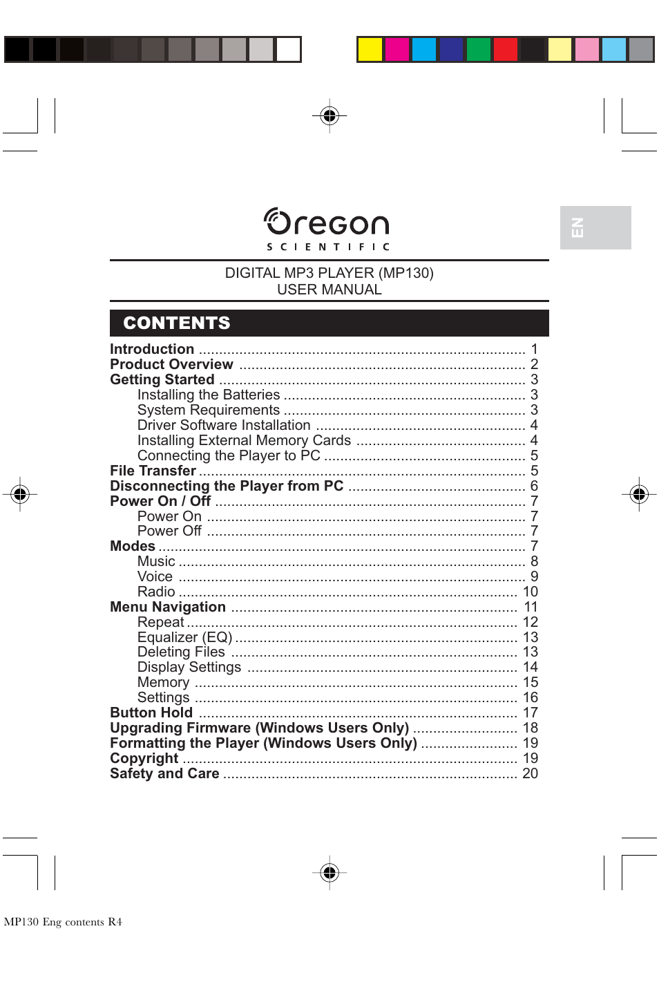 Oregon MP 130 User Manual | Page 2 / 29