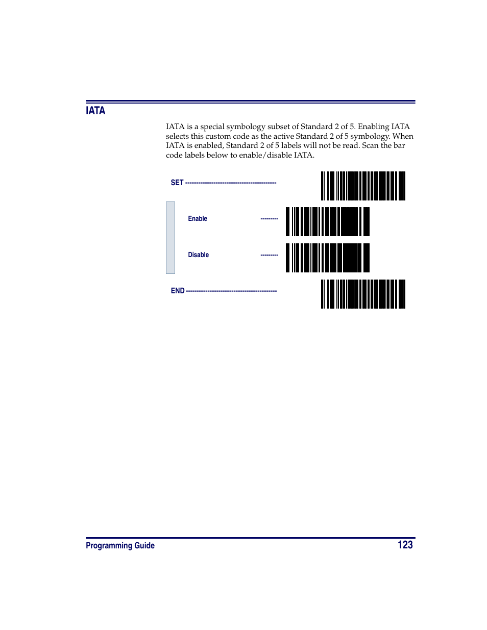 Iata, 123 iata | Oregon PowerScan Handheld Laser Scanner User Manual | Page 129 / 156