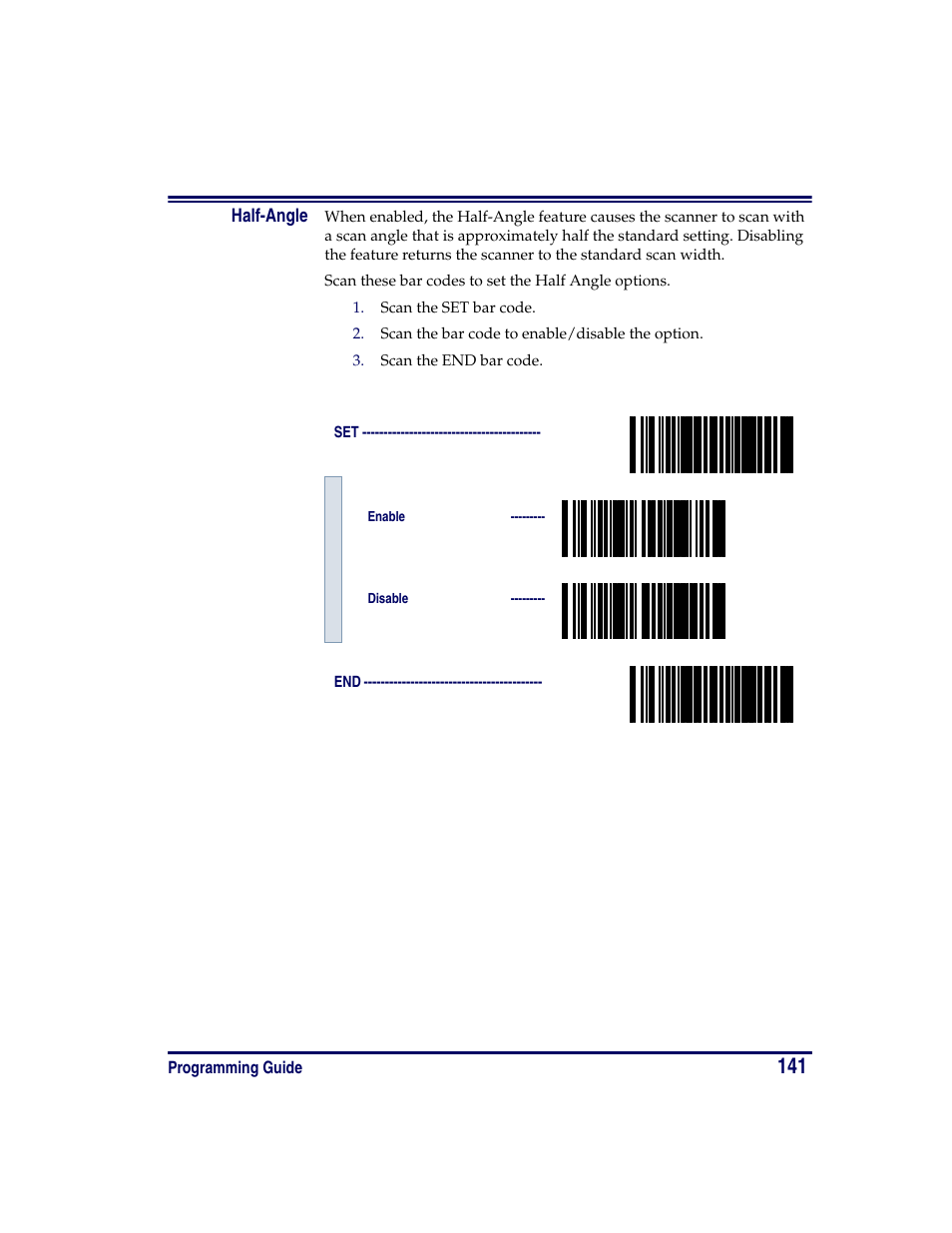 Half-angle | Oregon PowerScan Handheld Laser Scanner User Manual | Page 147 / 156