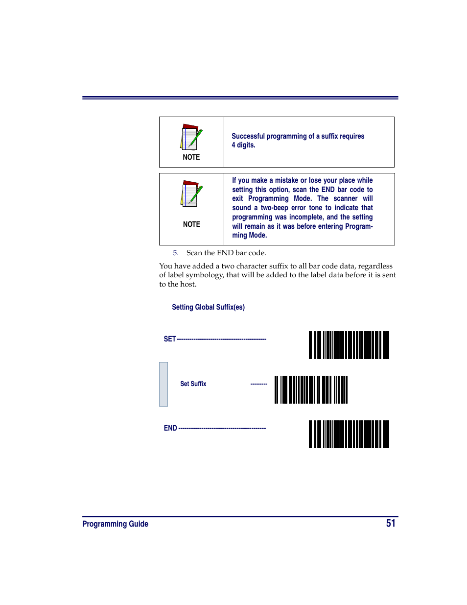 Scan the set bar code on | Oregon PowerScan Handheld Laser Scanner User Manual | Page 57 / 156