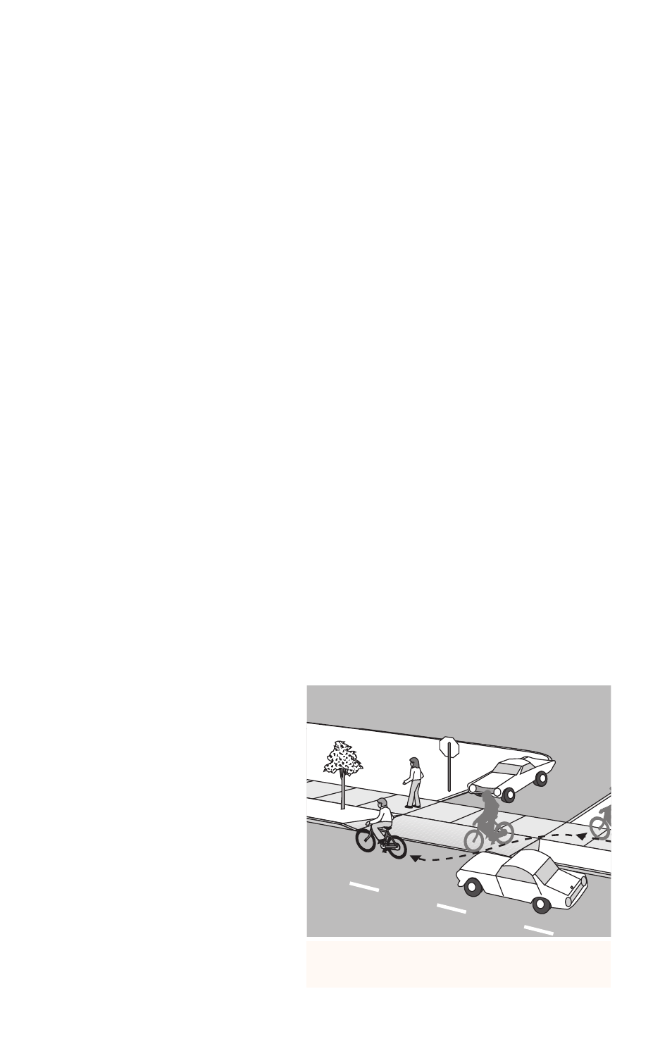 Principle #4: protect yourself, Practices to avoid, Don't dart out suddenly onto the roadway | Oregon 2000 User Manual | Page 11 / 16