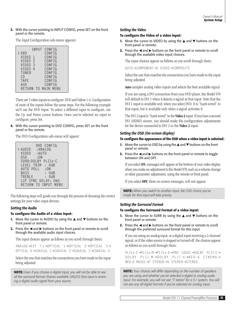 Outlaw Audio 970 User Manual | Page 25 / 48