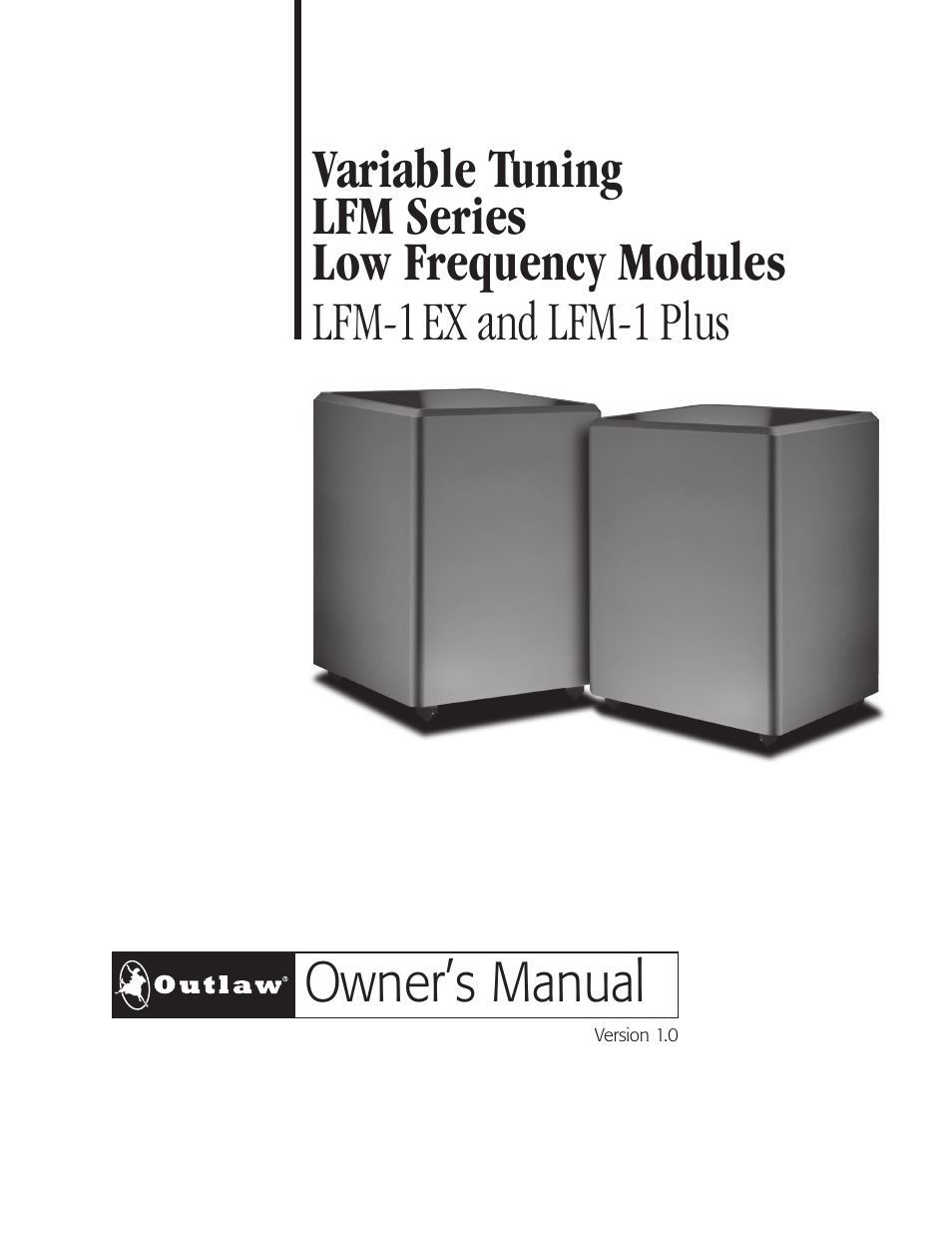 Outlaw Audio LFM-1Plus User Manual | 12 pages