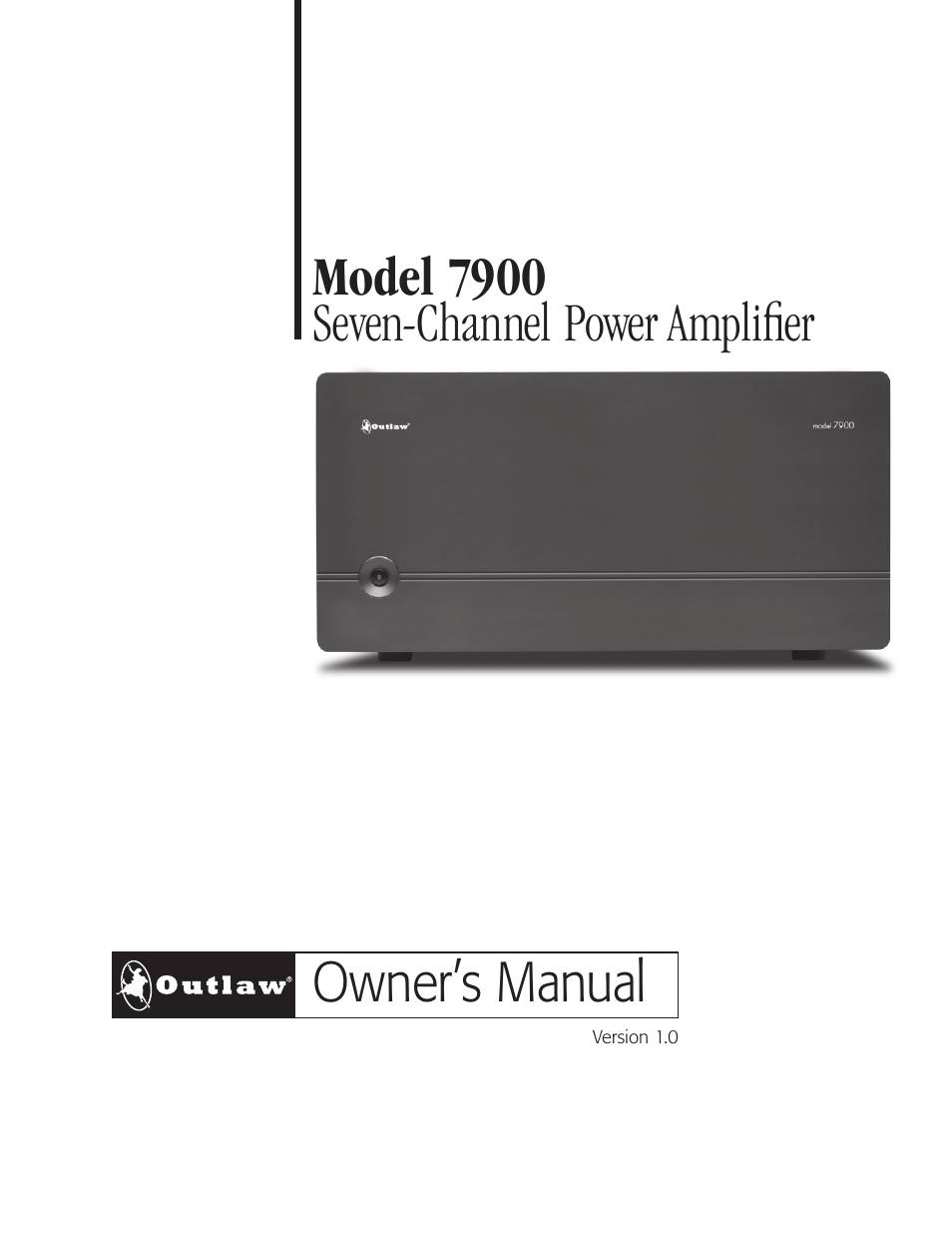 Outlaw Audio 7900 User Manual | 12 pages