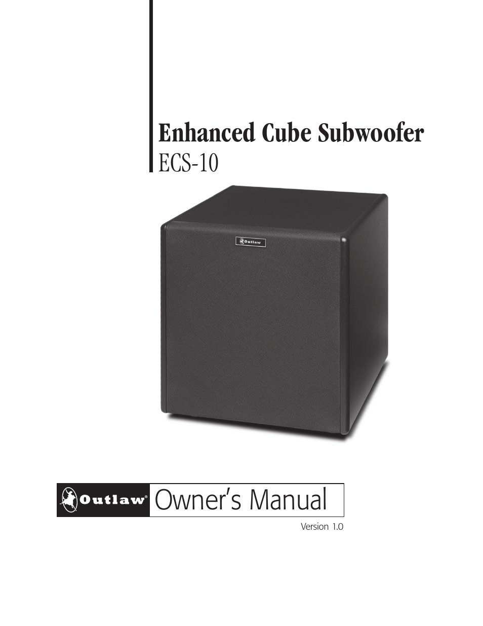 Outlaw Audio ECS-10 User Manual | 12 pages